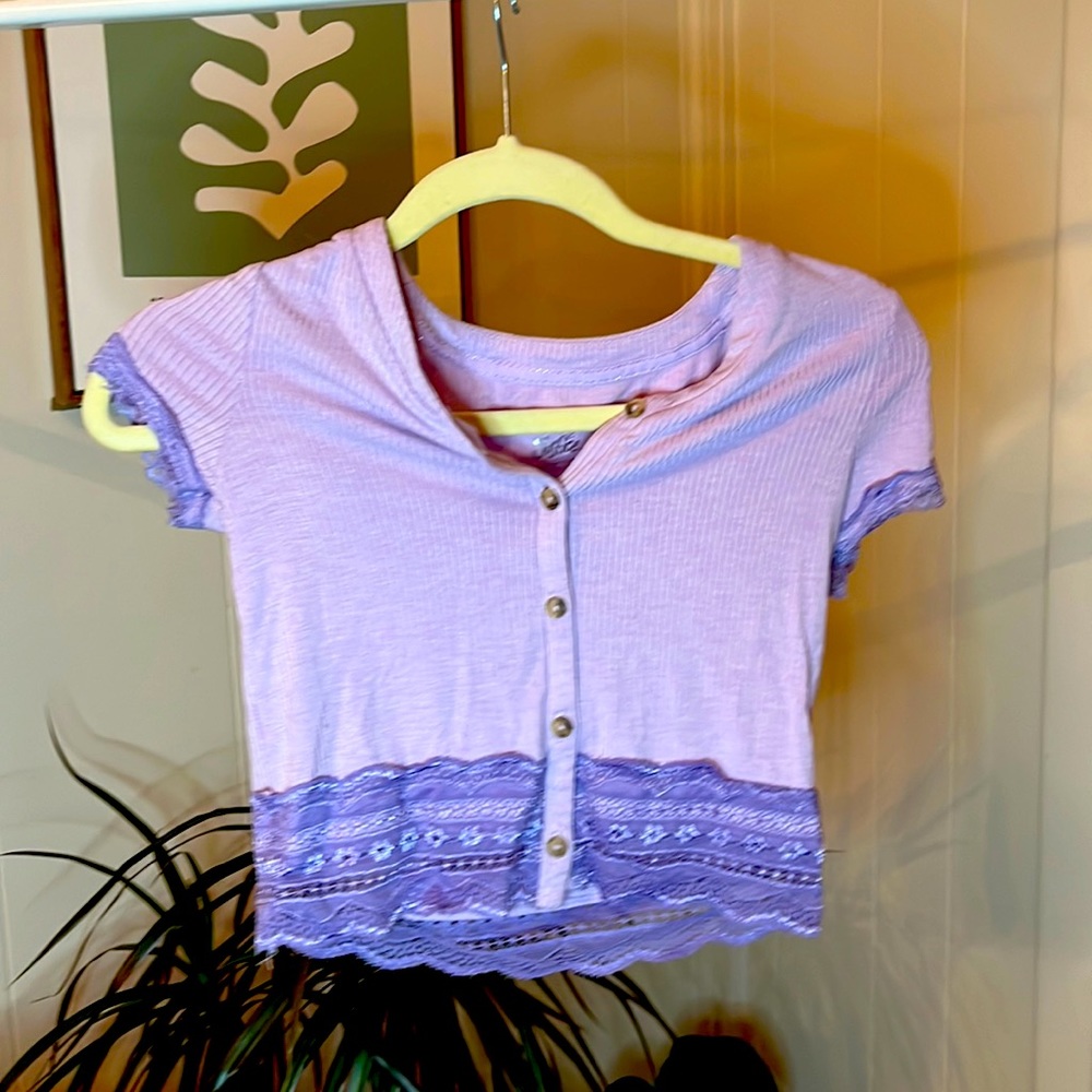 kids purple top